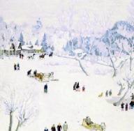 सर्दियों के बारे में बच्चों की कविताएँ एक बार की बात है, वहाँ चालीस सफ़ेद बिंदु थे