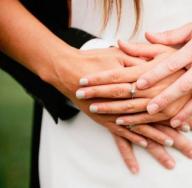 शादी की अंगूठी शाश्वत प्रेम का प्रतीक है