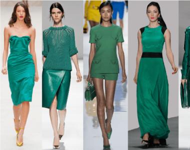 Smaragdivärv riietes: moodsad kombinatsioonid ja pildid